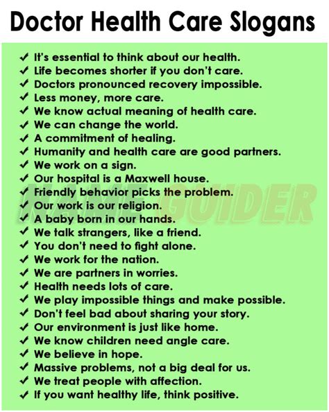 slogan about health|slogan about health services.